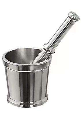 SHIFA CRAFT Stainless Steel Okhli Masher