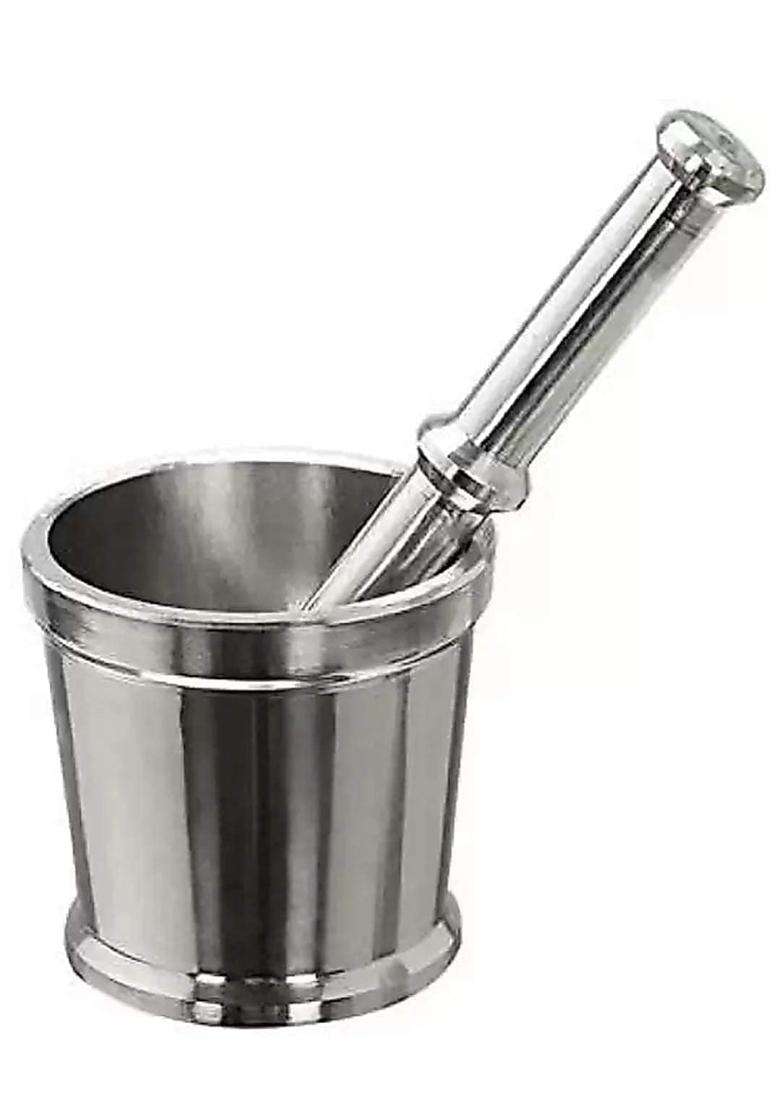 SHIFA CRAFT Stainless Steel Okhli Masher - Indya