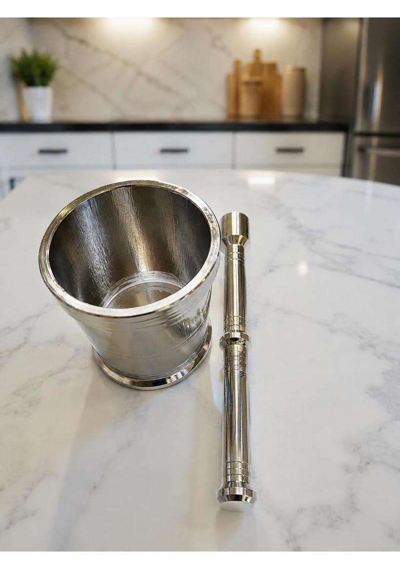 AAYU CRAFT KITCHENWARE FOR LIFE Stainless Steel Okhli Masher - Indya