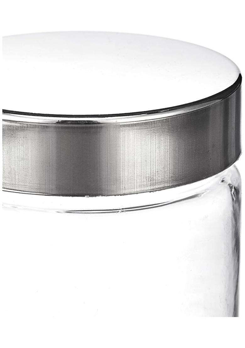 Solimo Amazon Brand Solimo Plastic Storage Jar and Containers | 200 ml | 6.8 fl oz | 6-Piece Set | BPA Free - Indya