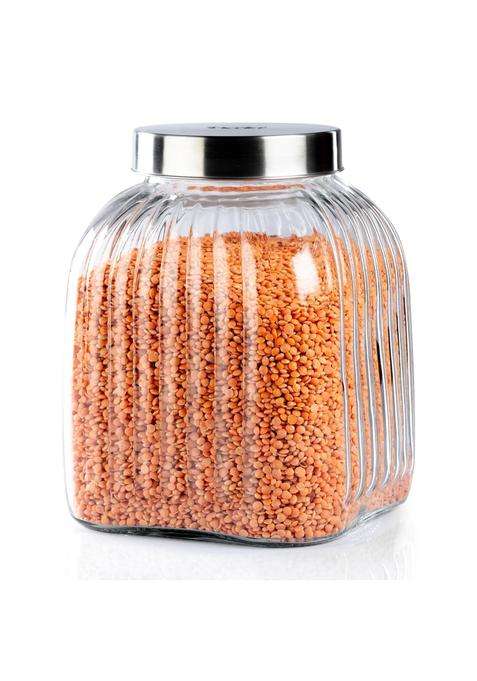 AGARO Elegant Glass Jar | 3500 ml | 118.3 fl oz