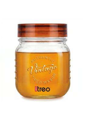 Treo By Milton Vintage Glass Jar with Plastic Lid | 500 ml | 16.9 fl oz | Food Safe