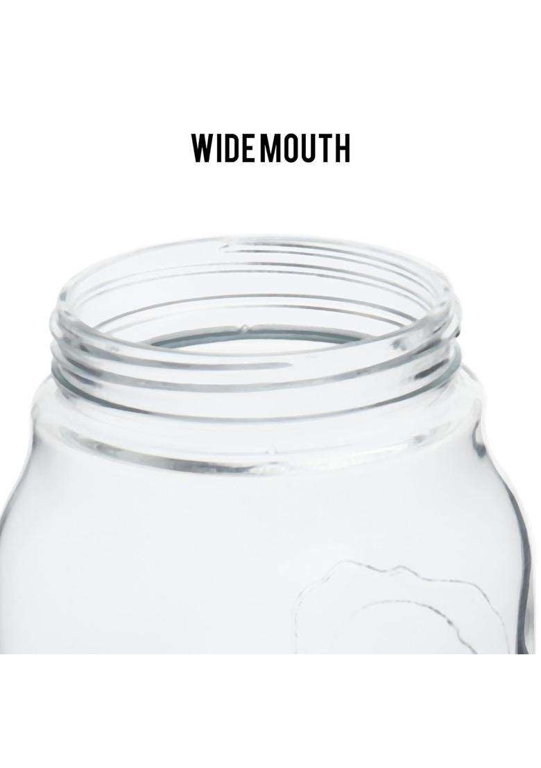 CELLO Classic Glass Food Storage Jar for Kitchen Grey | 2000 ml | 67.6 fl oz | Lead Free - Indya