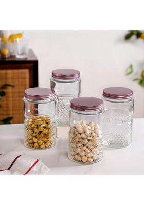Nestasia Glass Jars Each | 1000 ml | 33.8 fl oz | 4-Piece Set