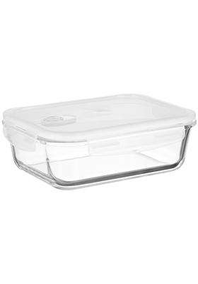 Solimo Amazon Brand Solimo Borosilicate Glass Container with Air-Vent Lid | 500 ml | 16.9 fl oz