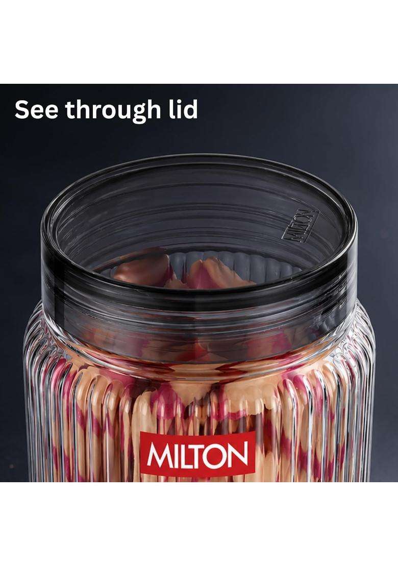 MILTON Olive Plastic Container with Lids | 1 L | 1.1 Qt | With Lid - Indya
