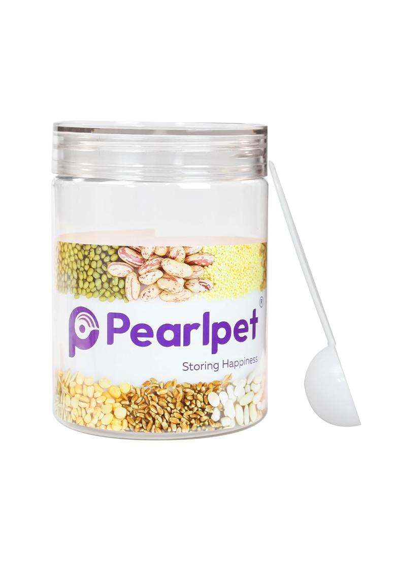 PEARLPET Plastic Containers for Kitchen Storage | 1000 ml | 33.8 fl oz | 6-Piece Set | BPA Free - Indya