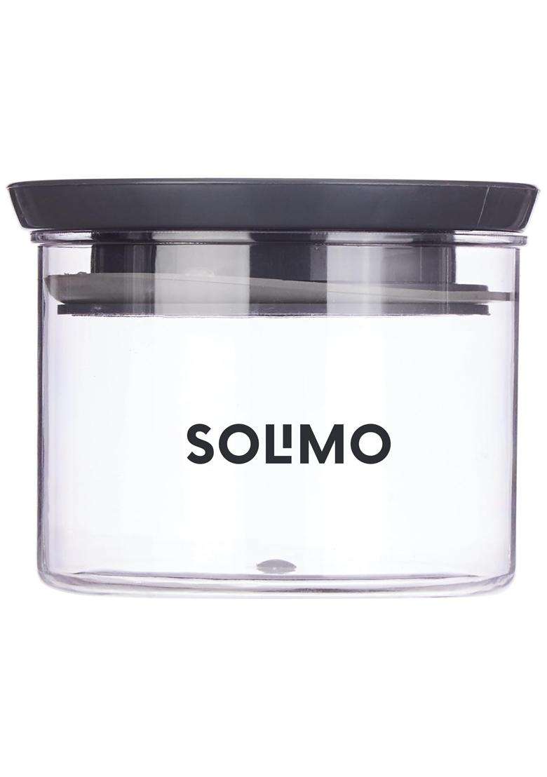 Solimo Amazon Solimo Plastic Storage Jar and Container Set I Air Tight and BPA Free | 500 ml | 16.9 fl oz - Indya