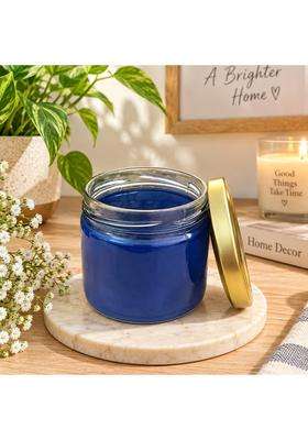 Pure Source India Blue Glass Storage Jar | 250 ml | 8.5 fl oz
