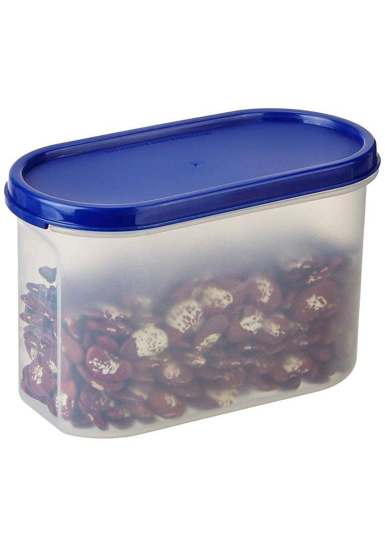 Solimo Amazon Brand Solimo Modular Plastic Storage Container with Airtight Lid | 1.2 L | 1.3 Qt | 6-Piece Set | Dishwasher Safe | BPA Free - Indya