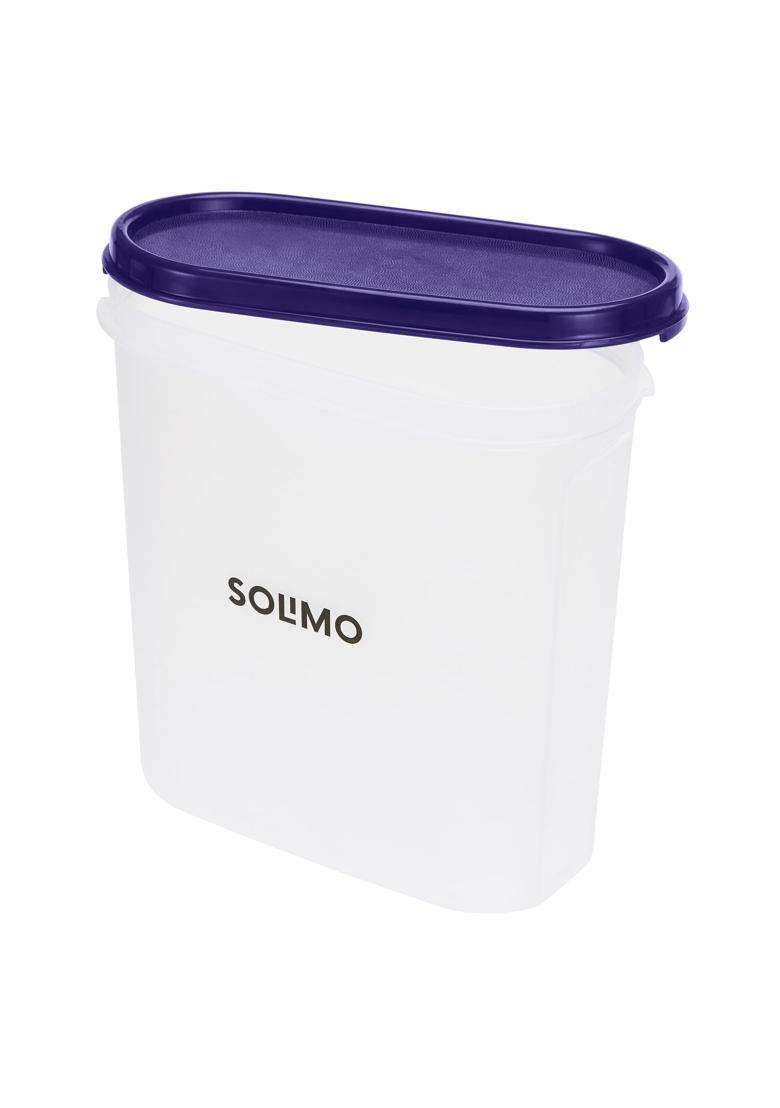 Solimo Amazon Brand Solimo Modular Plastic Storage Containers with Lid | 1.8 L | 1.9 Qt | 6-Piece Set | BPA Free - Indya