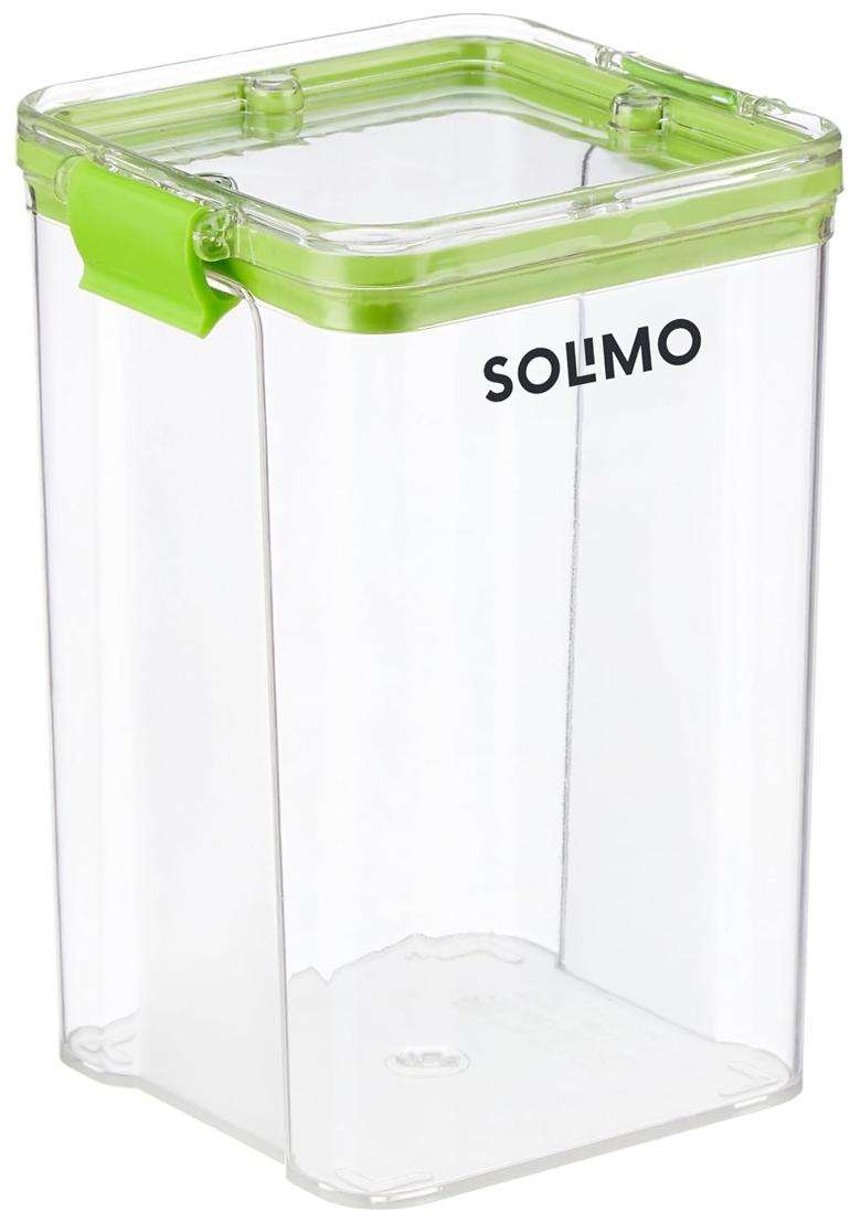 Solimo Amazon Brand Solimo Multipurpose Airtight Containers for Kitchen | 1200 ml | 40.6 fl oz | 6-Piece Set - Indya
