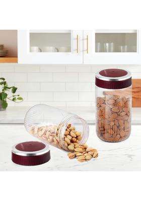 CELLO Mint Storage Canister for Kitchen | 1000 ml | 33.8 fl oz | 2-Piece Set | With Lid | Food Safe