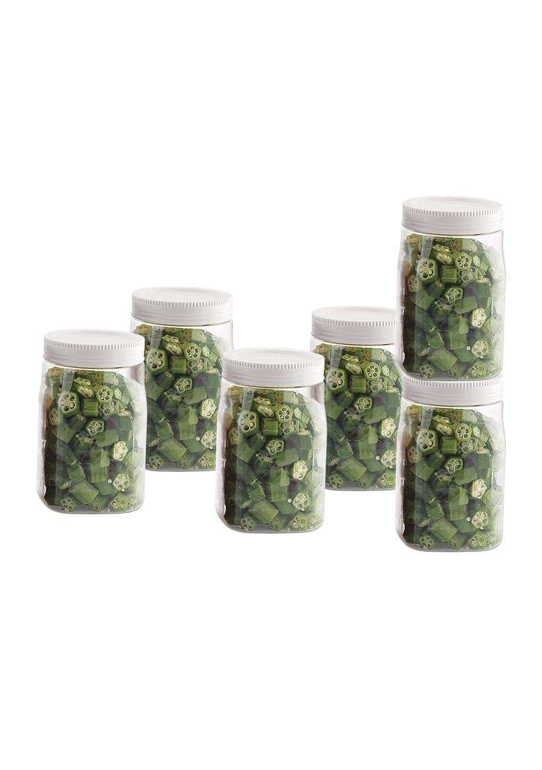 CELLO Fridge Door Canister Pcs | 1000 ml | 33.8 fl oz | 6-Piece Set | BPA Free | Food Safe - Indya