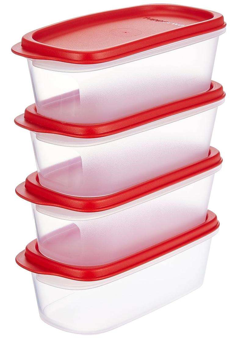 Tupperware Plastic Smart Saver Storage Container Sets | 500 ml | 16.9 fl oz - Indya