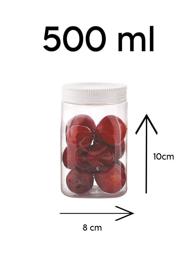 CELLO 6 Fridge Door Canister | 500 ml | 16.9 fl oz | 2-Piece Set | BPA Free - Indya