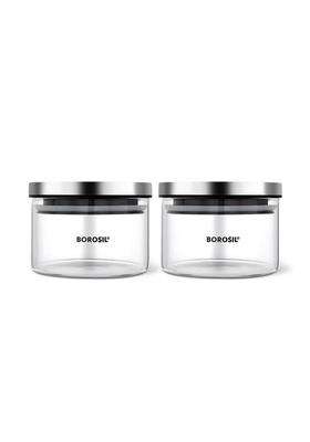 Borosil Classic Jar X | 300 ml | 10.1 fl oz | Dishwasher Safe | Microwave Safe | With Lid