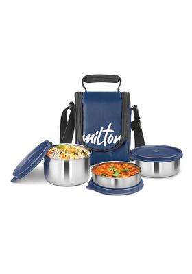 MILTON Tasty 3 Lunch Box with Insulated Fabric Jacket | 500 ml | 16.9 fl oz | Leak Proof