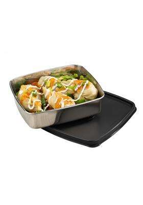 SIGNORA WARE Signoraware Smart 'N' Slim Stainless Steel Container | 400 ml | 13.5 fl oz | Leak Proof