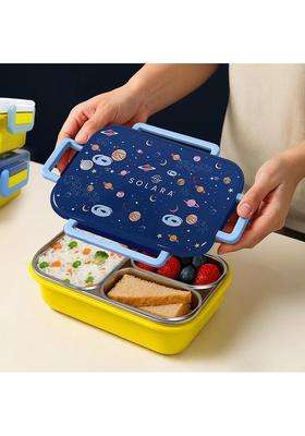 SOLARA Premium Stainless Steel Lunch Box for Kids | BPA Free | Leak Proof | Food Safe