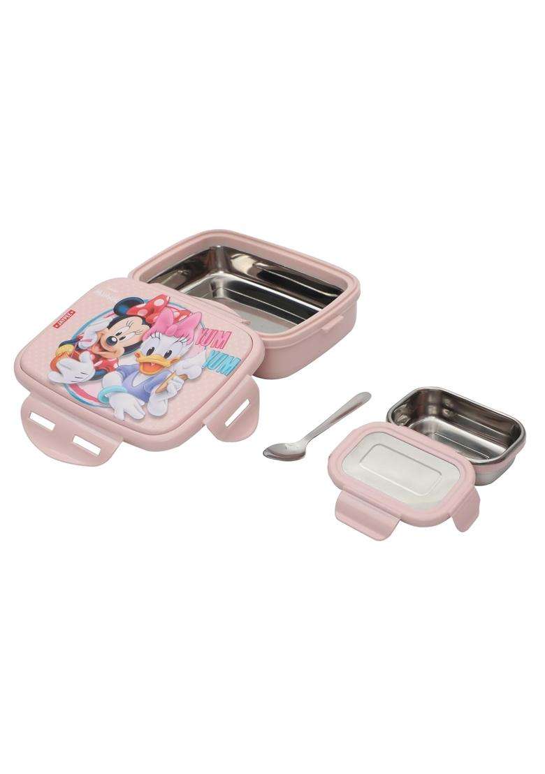JAYPEE Steel Tek Jr. Insulated Lunch Box Mickey Mouse and Donald Duck | 400 ml | 13.5 fl oz | BPA Free - Indya