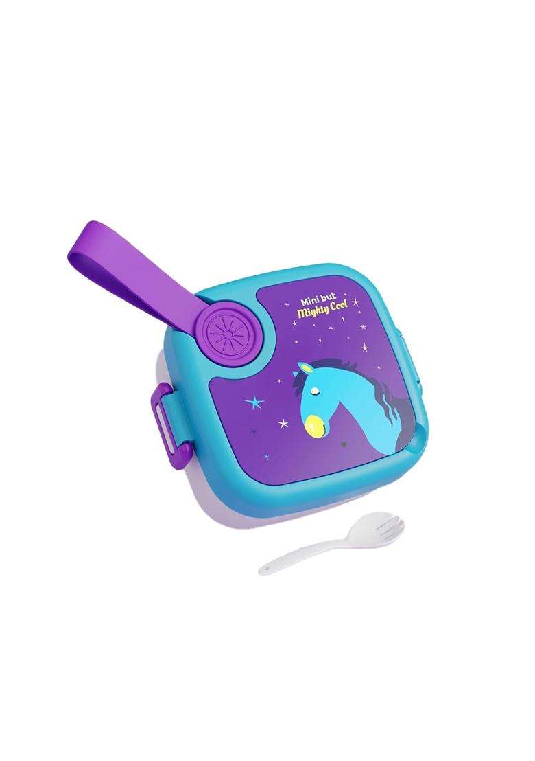 ATTRO KidsMate Horse Lunch Box Stainless Steel Comes with 1 Detachable Tray | 500 ml | 16.9 fl oz | Leak Proof - Indya