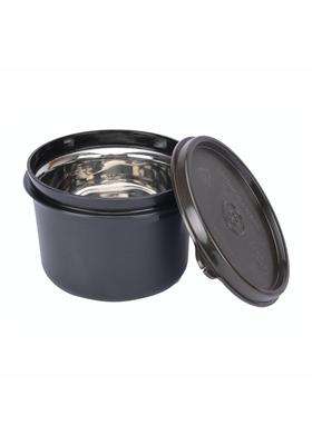 SIGNORA WARE Signoraware Monarch Stainless Steel Storage Container | 500 ml | 16.9 fl oz | Microwave Safe | Leak Proof