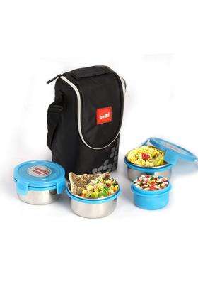 CELLO MF Click Lunch Box Set with Bag | 300 ml | 10.1 fl oz | Leak Proof