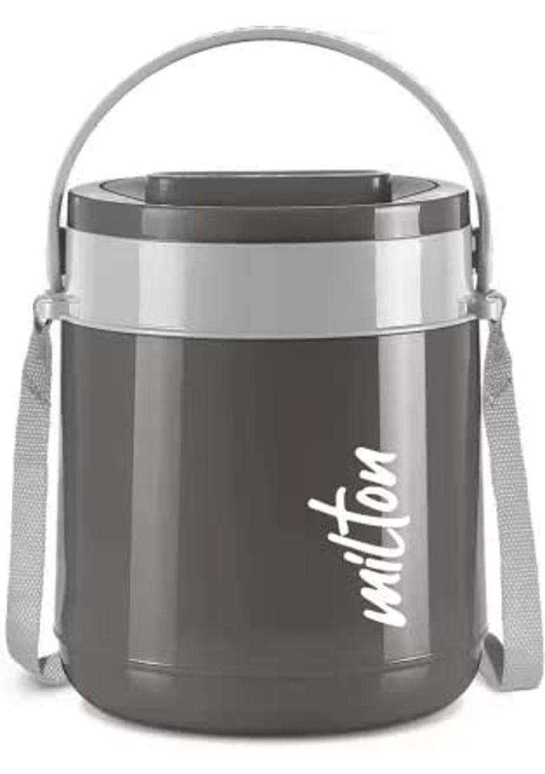 MILTON Classic Stainless Steel Tiffin Lunch Box with Lifter | 300 ml | 10.1 fl oz | Insulated | Food Safe - Indya