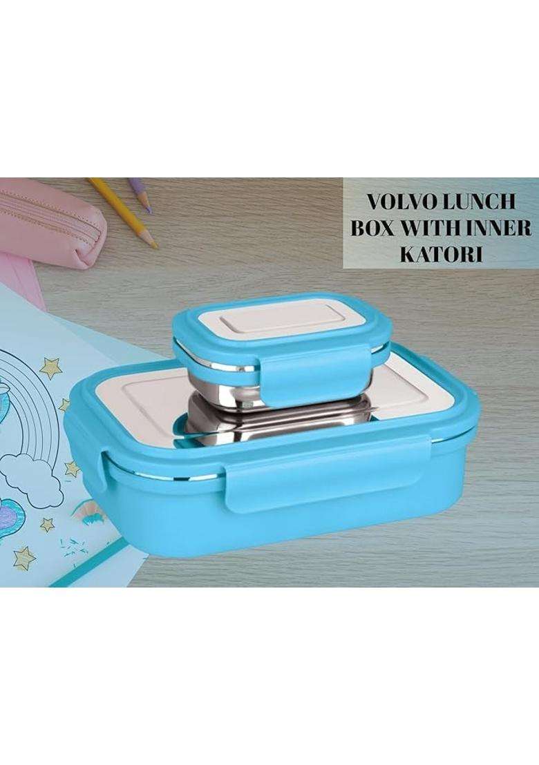 Drumstone Stainless Steel Insulated Lunch Box | Leak Proof - Indya