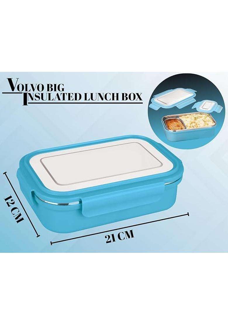 Drumstone Stainless Steel Insulated Lunch Box | Leak Proof - Indya