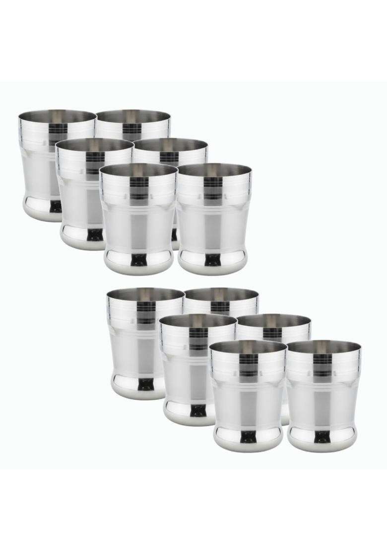 GBW Stainless Steel Water | 300 ml | 10.1 fl oz | Pack of 12 - Indya
