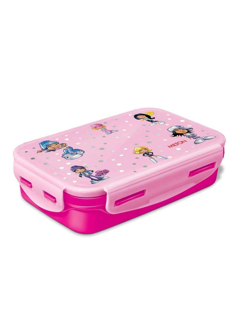 MILTON Steely Deluxe Mini Tiffin Box Steel Insulated Inner Stainless Steel Containers | 400 ml | 13.5 fl oz | Leak Proof - Indya