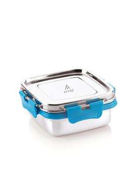 ATTRO Shine Stainless Steel Lunch Box | 400 ml | 13.5 fl oz | Microwave Safe | Leak Proof