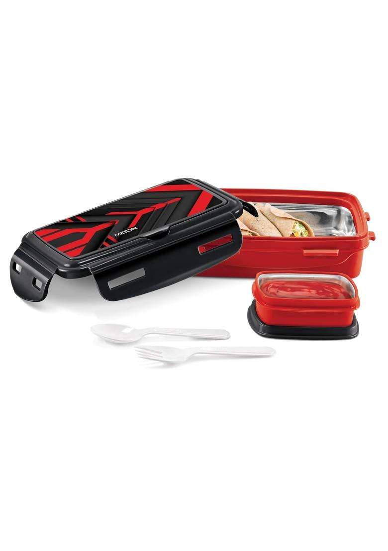 MILTON Flavour Big Inner Stainless Steel Tiffin Lunch Box Box | 500 ml | 16.9 fl oz - Indya