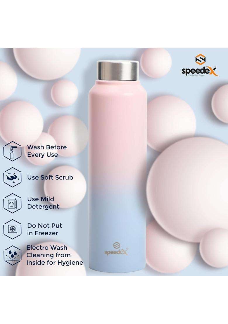 Speedex BIS Certified Stainless Steel Sports Fridge Water Bottle with Screw Cap | 1 L | 1.1 Qt - Indya