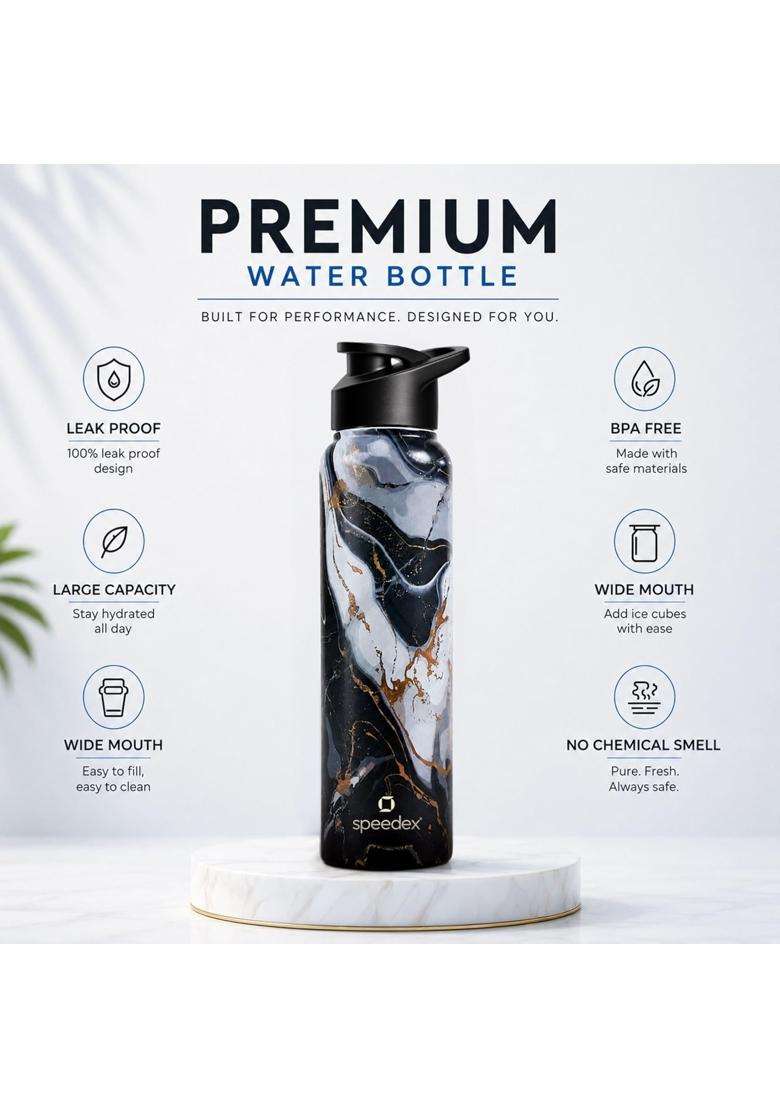 Speedex Stainless Steel Water Bottle | 1 L | 1.1 Qt | Leak Proof - Indya