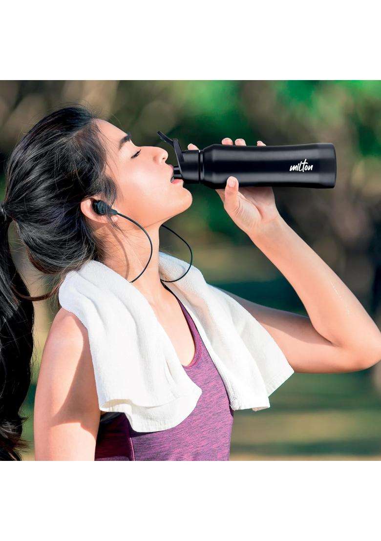 MILTON Comet 1000 Stainless Steel Water Bottle | 1000 ml | 33.8 fl oz | Leak Proof | Rust Resistant - Indya