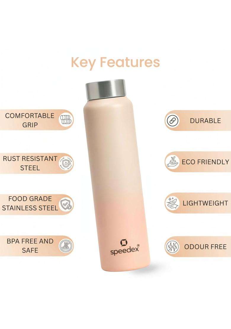 Speedex Stainless Steel Water Bottle | 1 L | 1.1 Qt | Leak Proof - Indya