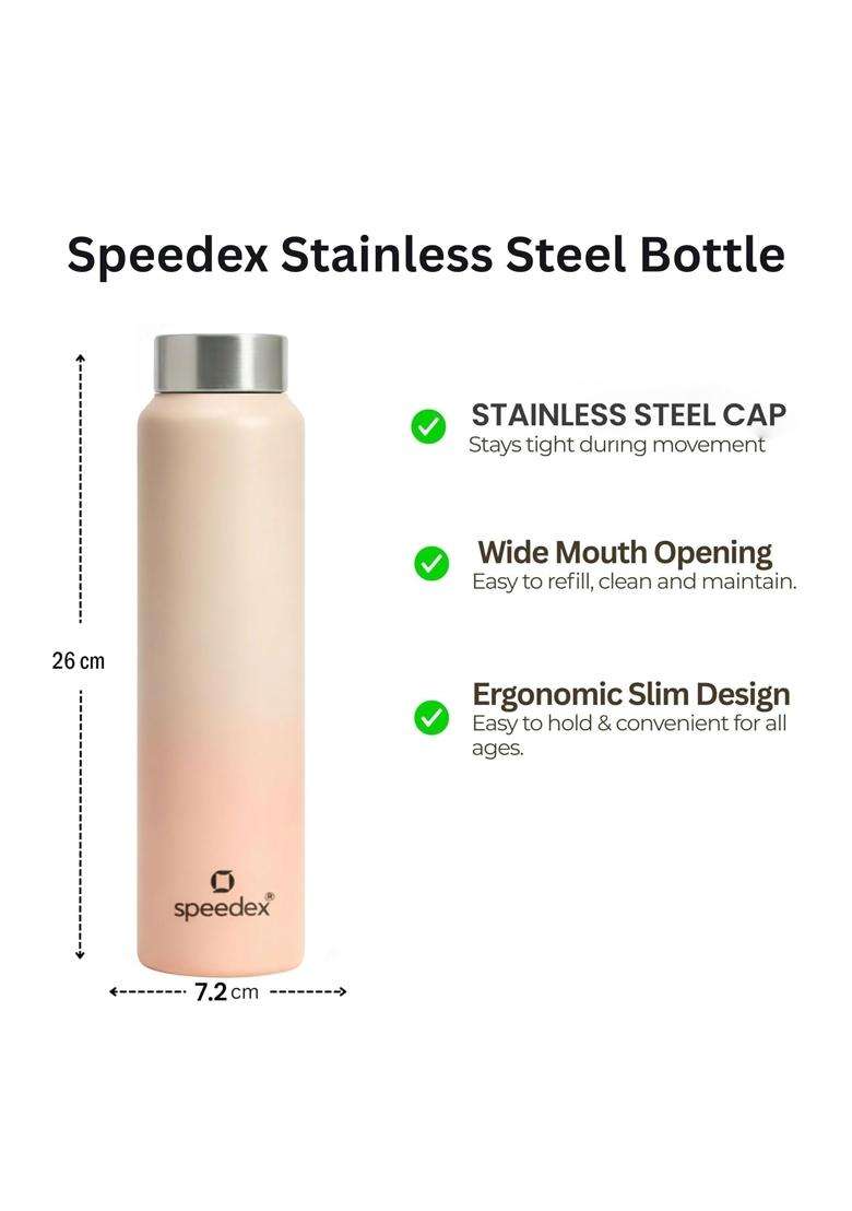 Speedex Stainless Steel Water Bottle | 1 L | 1.1 Qt | Leak Proof - Indya