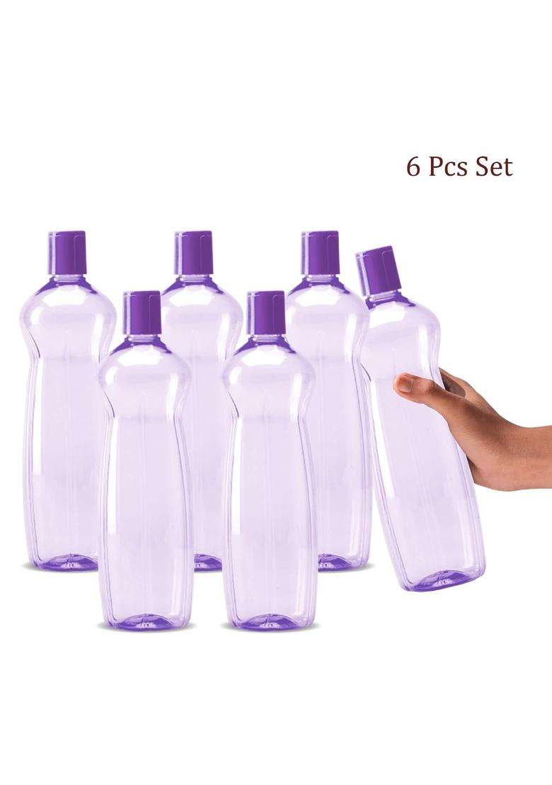 MILTON Pacific 1000 Pet Water Bottles | 1 L | 1.1 Qt | 6-Piece Set | BPA Free | Leak Proof - Indya