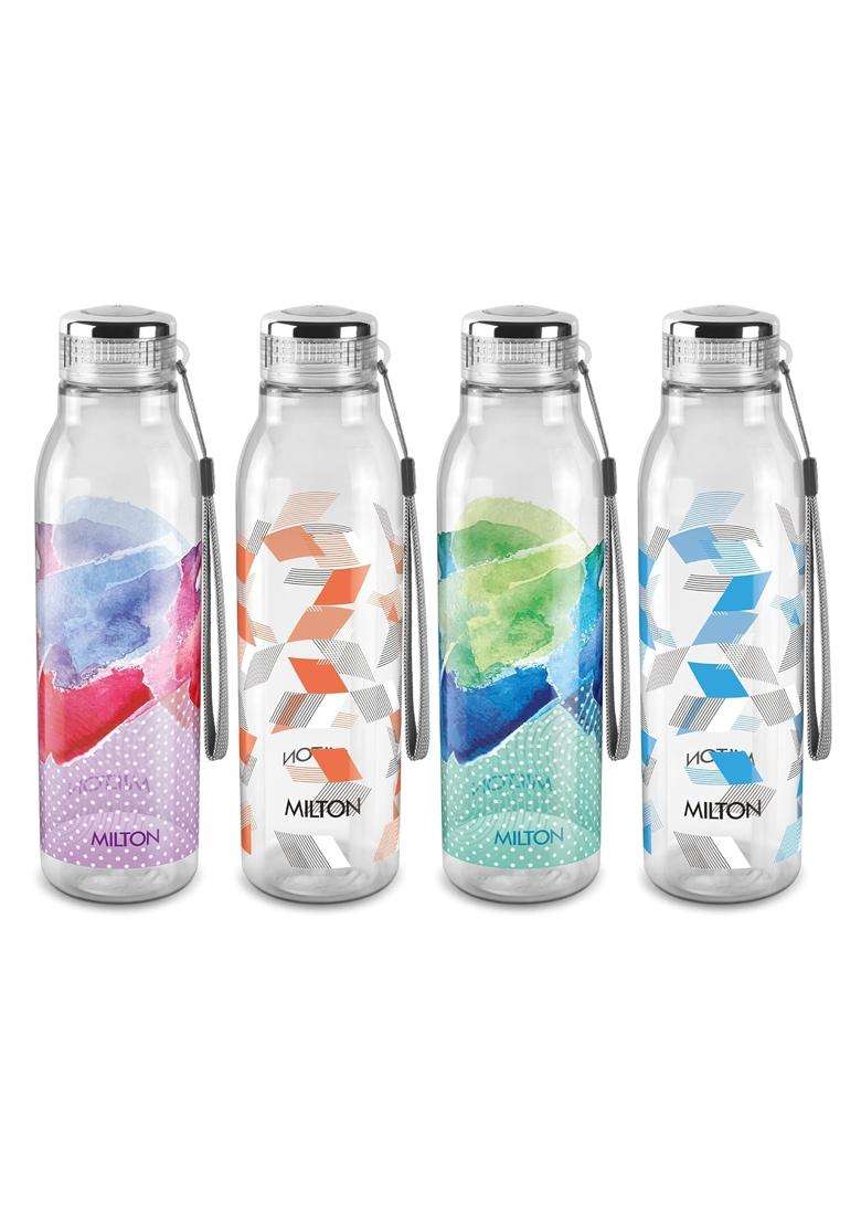 MILTON Helix 1000 Pet Water Bottle Each BPA Free | 1 L | 1.1 Qt | 4-Piece Set | Leak Proof - Indya