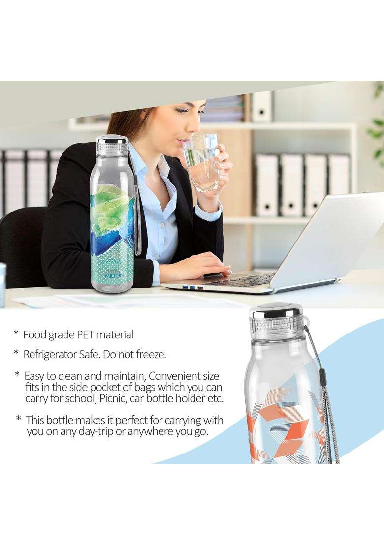 MILTON Helix 1000 Pet Water Bottle Each BPA Free | 1 L | 1.1 Qt | 4-Piece Set | Leak Proof - Indya