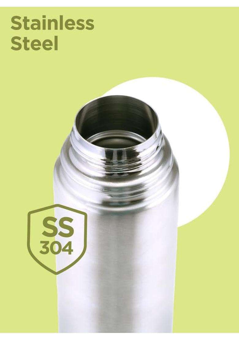 MILTON Flip Lid 1000 Thermosteel Water Bottle | 1 L | 1.1 Qt | Leak Proof | Insulated - Indya