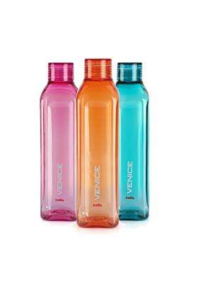 CELLO Venice Water Bottles Pcs for Daily Use | 1000 ml | 33.8 fl oz | 3-Piece Set | BPA Free | Leak Proof