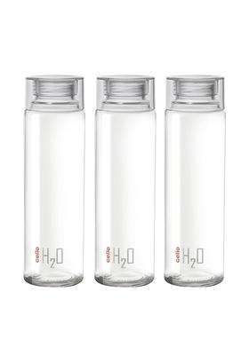 CELLO H2O Premium Edition Water Bottles | 1000 ml | 33.8 fl oz | 3-Piece Set | BPA Free | Leak Proof | Food Safe