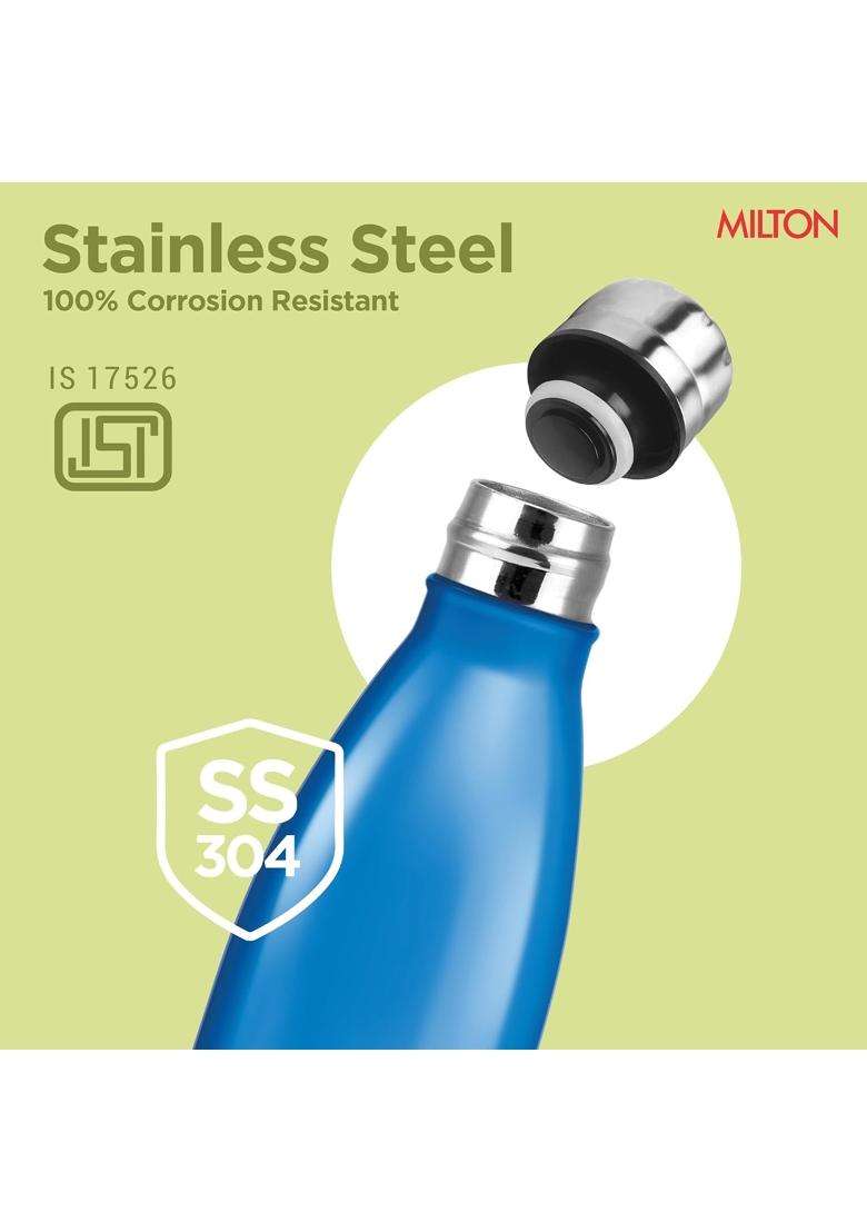 MILTON Duo DLX 1000 Thermosteel Bottle | 1000 ml | 33.8 fl oz | Rust Resistant - Indya