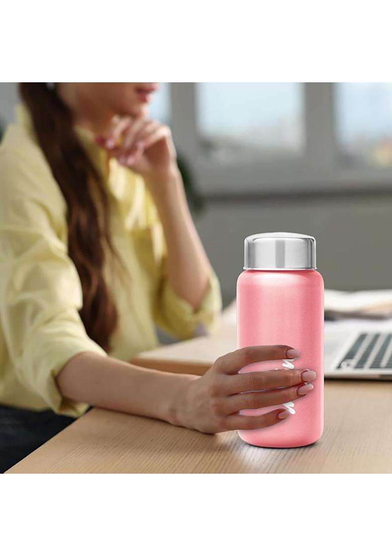 MILTON Aqua 500 Stainless Steel Water Bottle | 500 ml | 16.9 fl oz | Leak Proof | Rust Resistant - Indya