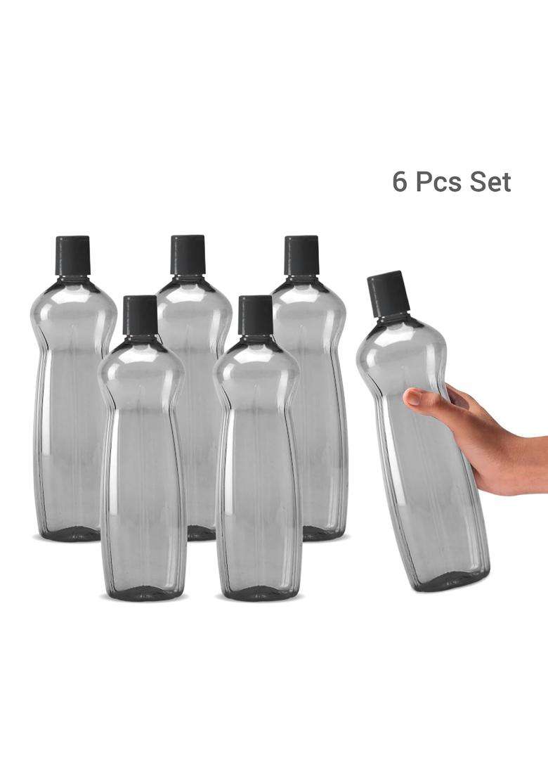 MILTON Pacific Water Bottles | 1 L | 1.1 Qt | Pack of 6 | BPA Free | Leak Proof - Indya