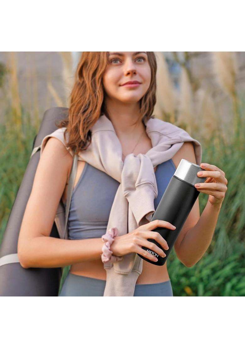 MILTON Glide 1000 Stainless Steel Water Bottle | 1 L | 1.1 Qt | Leak Proof | Rust Resistant - Indya